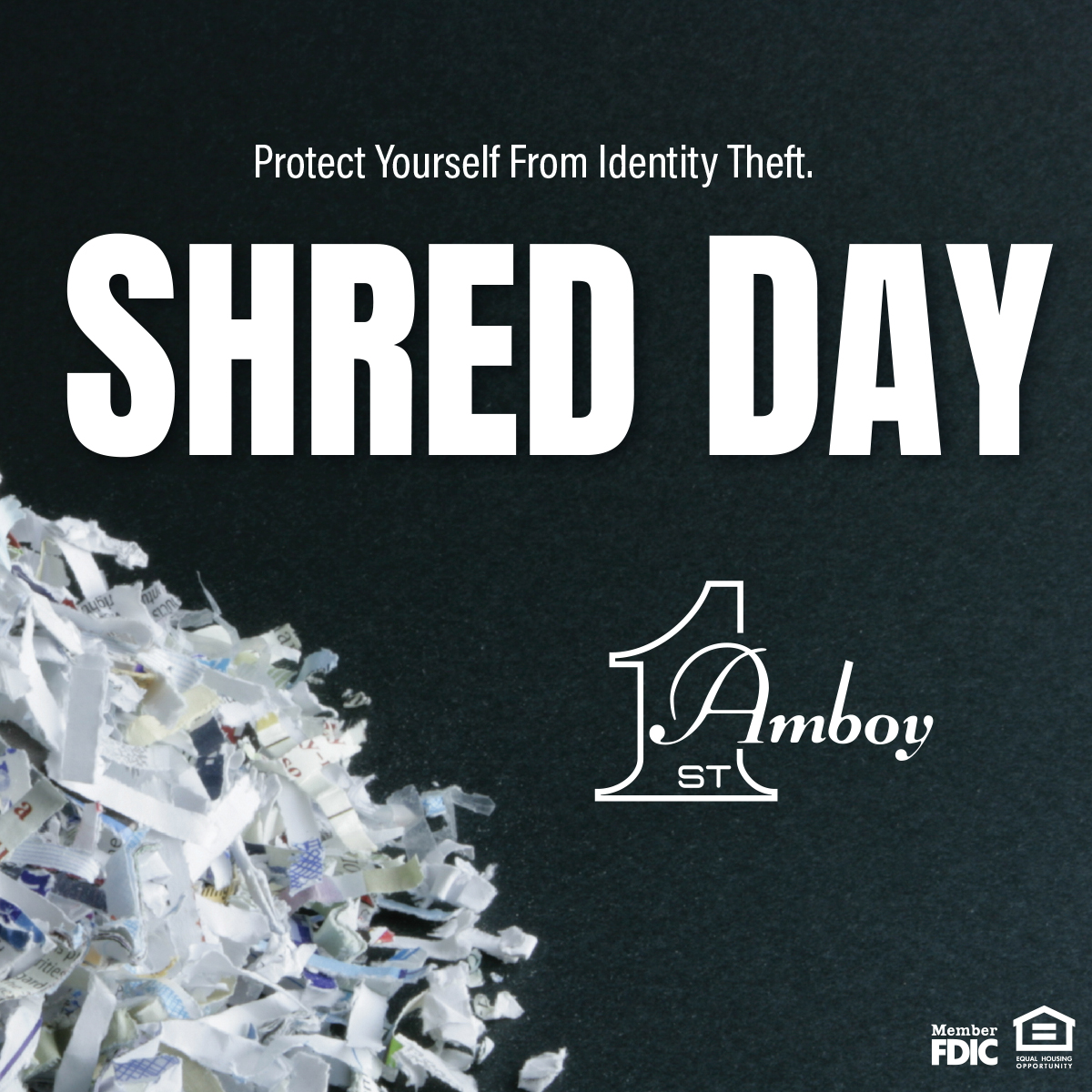 Community Shred Services The First National Bank In Amboy